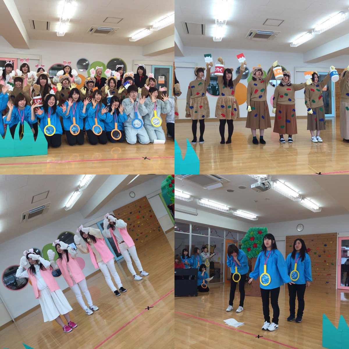 sendai_child's tweet photo. こどもコンサート練習風景！
動物達がたくさんでてきましたよー(*^^*)🎵
#仙台 #こども #専門学校 #こどもコンサート #KM2B https://t.co/28z2ZLPTkc