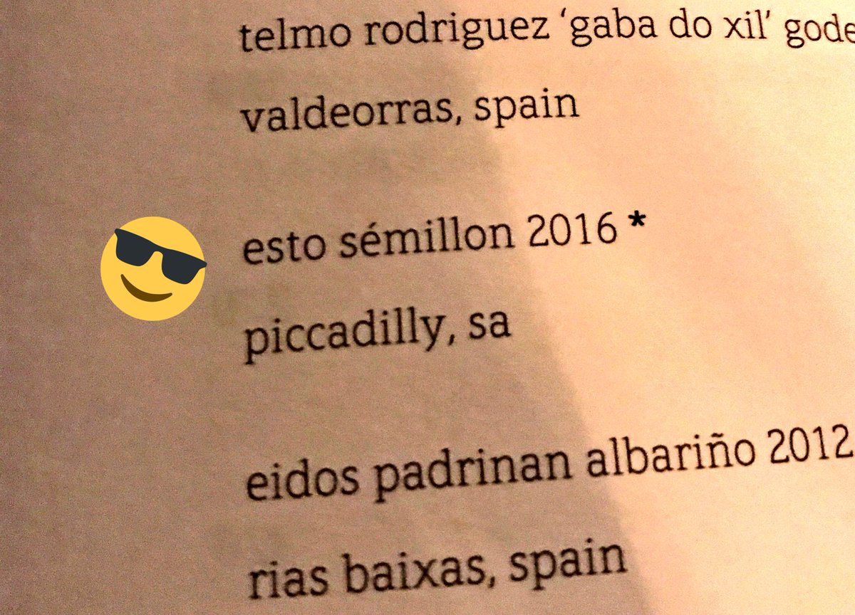 estowines's tweet photo. I hear it around the traps all the time:  'where does one find a decent semillon in adelaide?' Answer: #udaberri on #leighstreet https://t.co/NY59WkpBr5