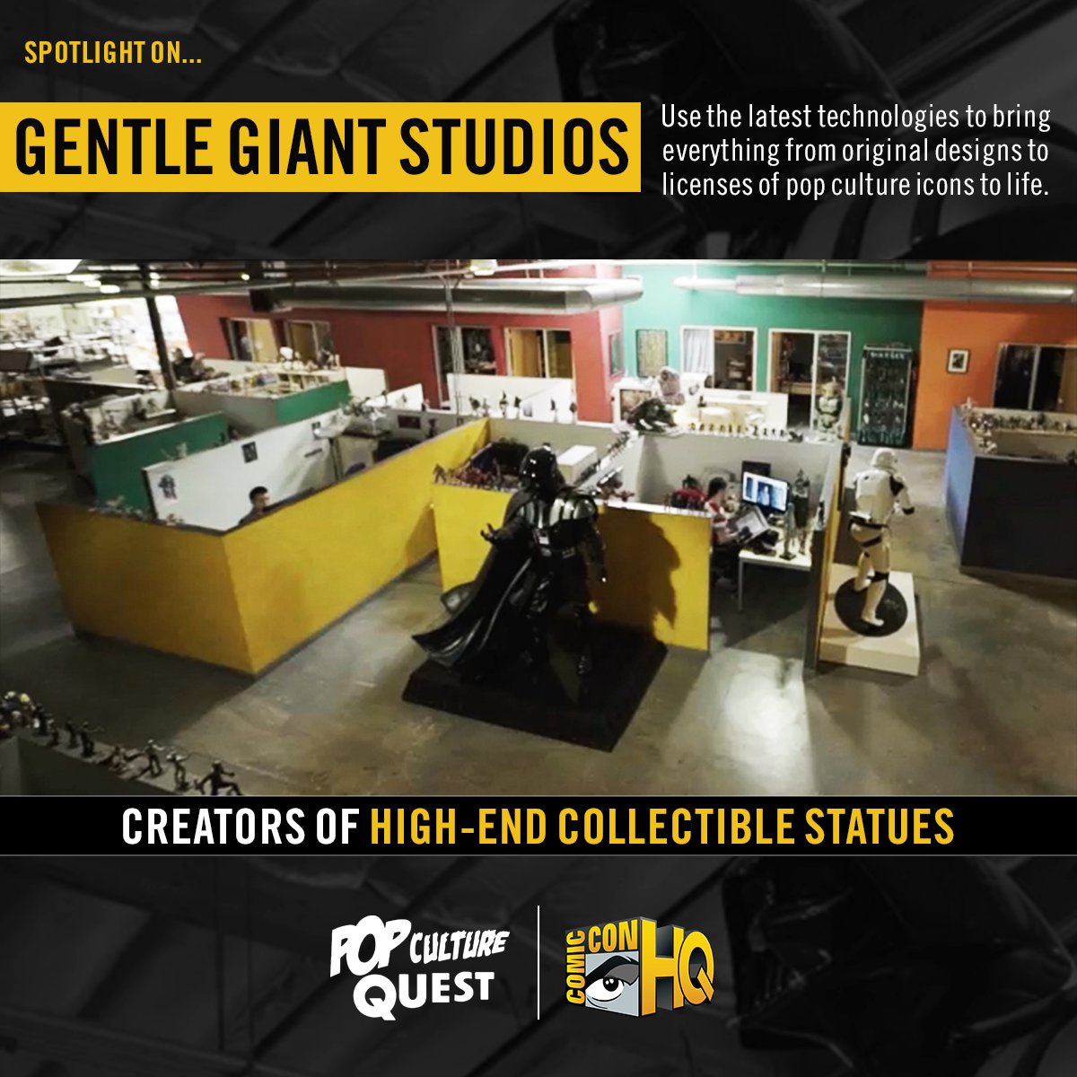 See firsthand how <a href="/GentleGiantLTD/">Gentle Giant Ltd</a> makes their iconic sculptures on this week’s #PopCultureQuest! bit.ly/2gerwul