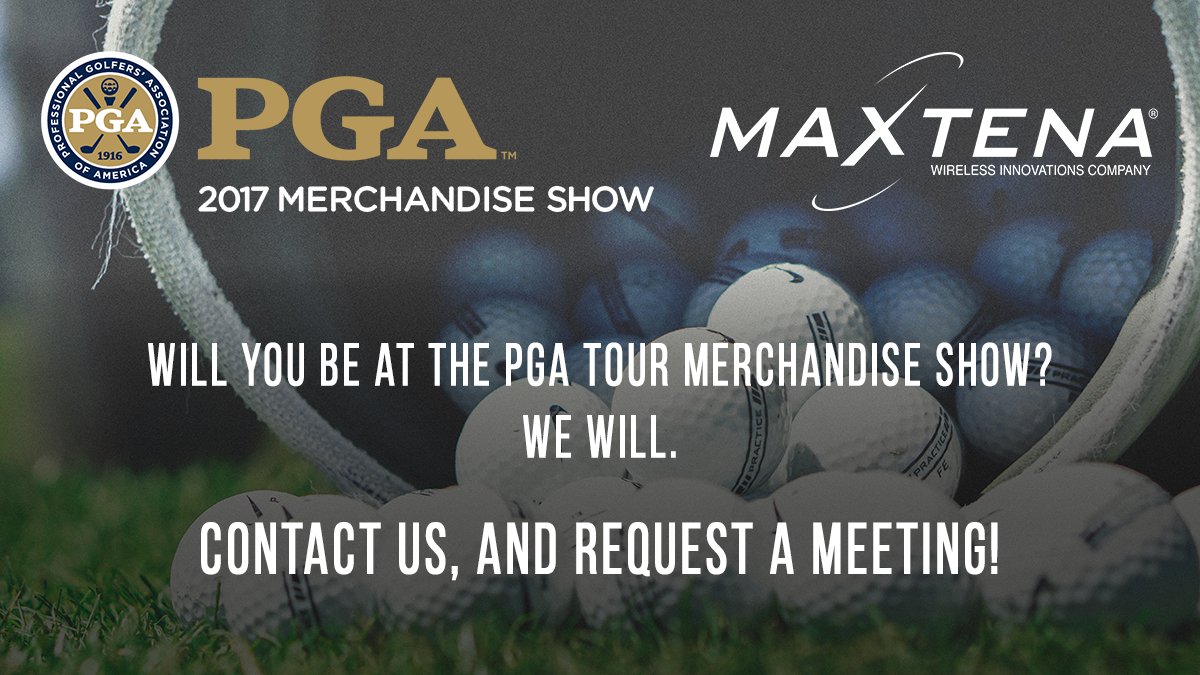 What're we up to? The #PGATour Merchandise Show this week in Florida! 
Schedule a meet-up on our website.
maxtena.com/?p=18893