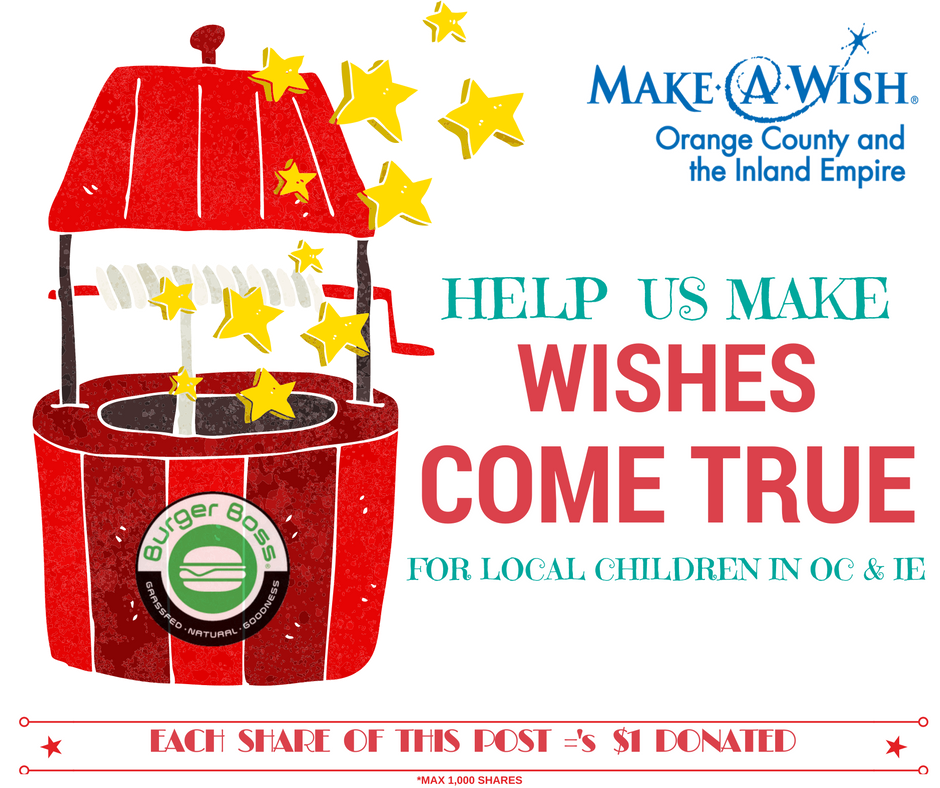 burgerboss's tweet photo. Help grant more wishes in our community! For every RT Burger Boss will donate $1 to @makeawishocie! https://t.co/Dy1dZv9C6G