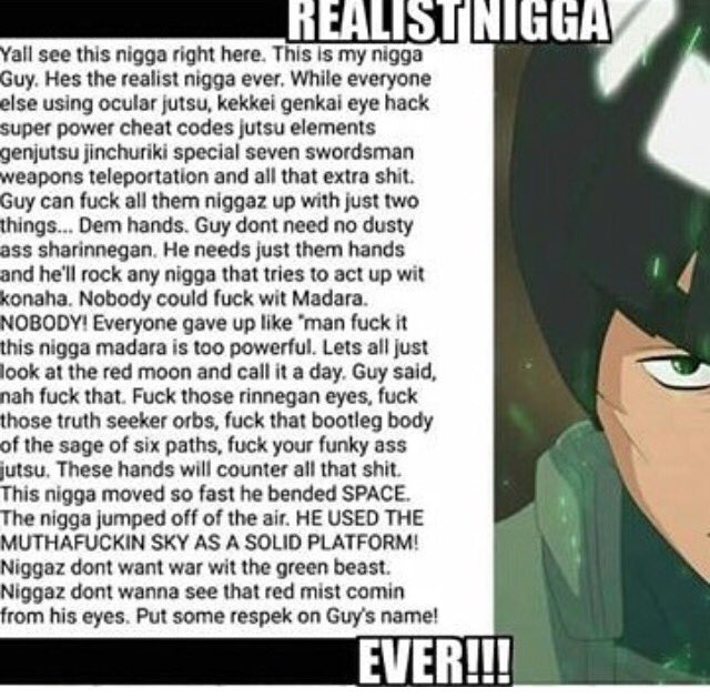 kungfukatt_'s tweet photo. Fr fr 😂😂🍥 #Naruto #narutoshippuden #guysensai #8innergates #bruh #taijitsu #hardworkbeatstalent https://t.co/POznjDicIC