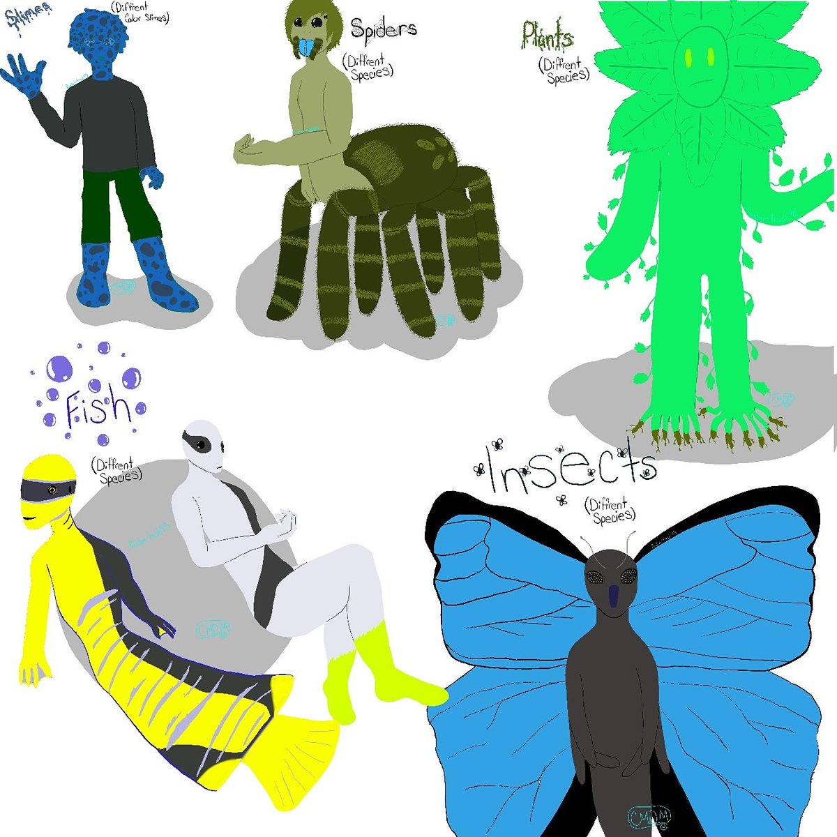 fandom_trash95's tweet photo. #digitalart #slime #slimeperson #spiderpeople #insectpeople #fishpeople #plantpeople #ArtistOnTwitter #monsterpeople #monsters https://t.co/li1w8HTUZO