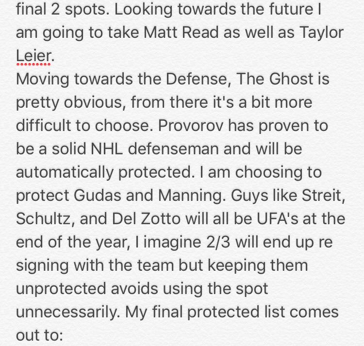 Wingwheel29's tweet image. Kicking off my new series with my take on each NHL teams strategy for the upcoming NHL expansion draft. First up, The Philadelphia Flyers