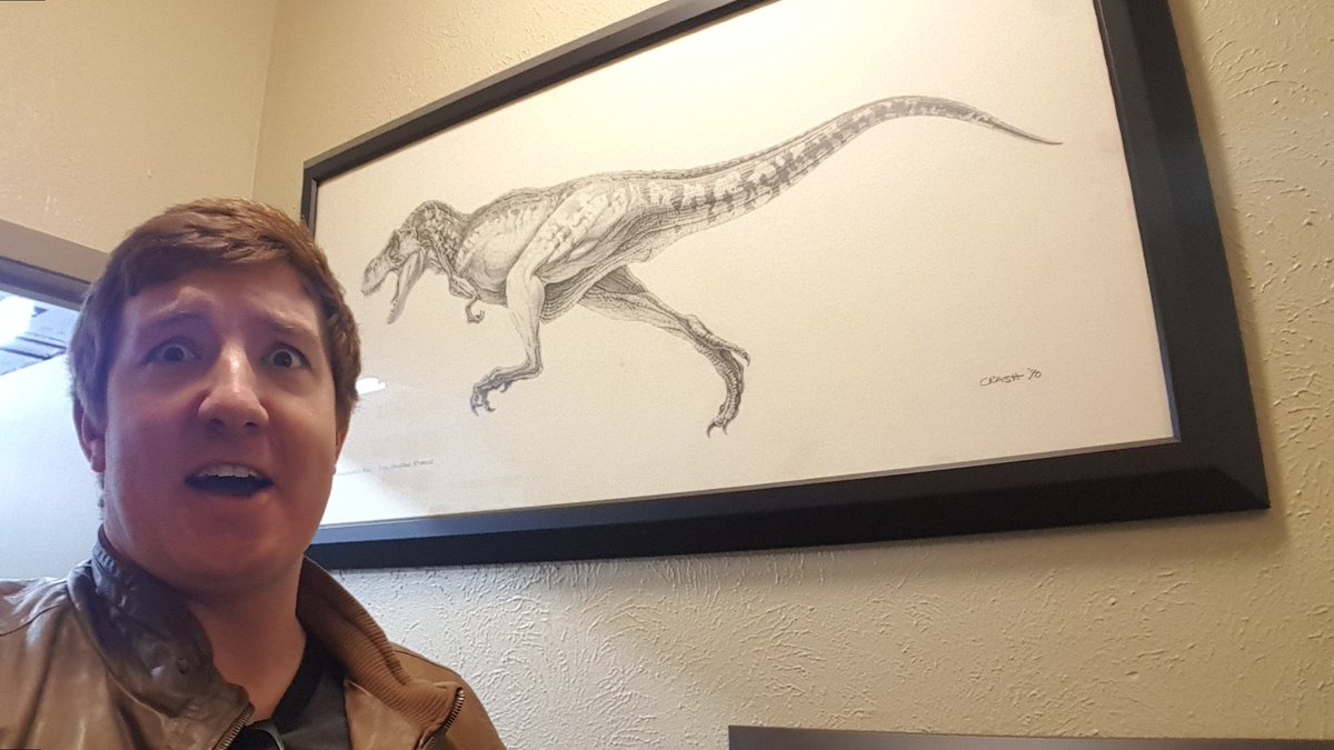 DenizenCitizen's tweet photo. Actually one of the coolest things I've seen in a while was the actual original Crash sketch of the Rex. #Arrgh #JurassicPark #JurassicWorld https://t.co/0U8wXrWKe4