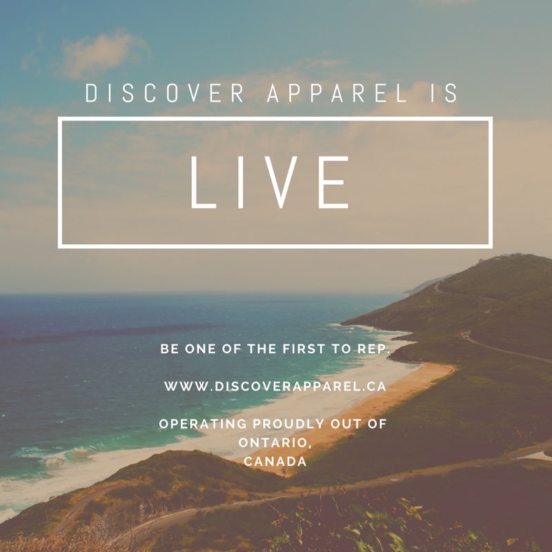 DlSCOVERAPPAREL's tweet photo. Very excited to announce the Launch of Discover Apparel! Check it out at https://t.co/mAuLcPoKOA ⛰ https://t.co/VLOx9Hsa8a