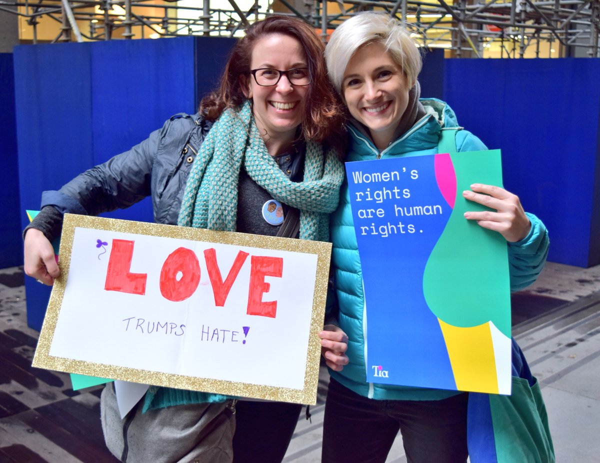 YWTF_SF's tweet photo. Participating in the #womensmarch in SF was so inspiring! Loved the creative messages on our members' signs and across the march. @ywtf https://t.co/gzrKVMQdfN