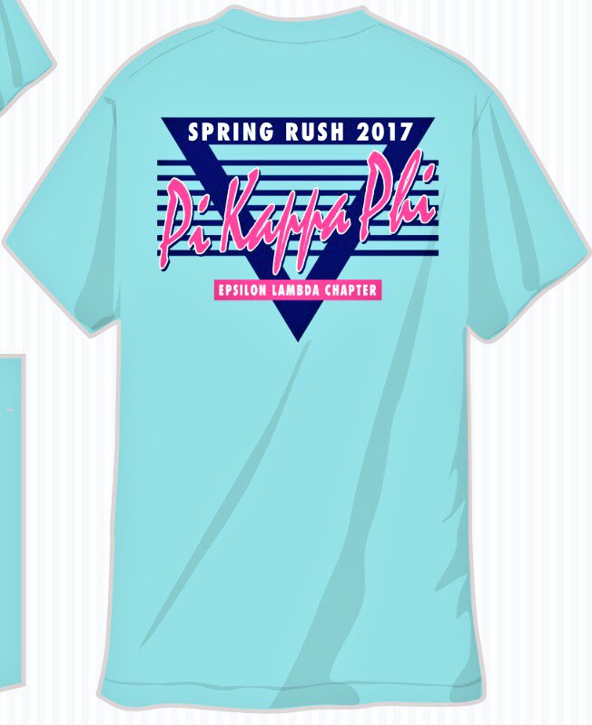 PiKappUpstate's tweet photo. Spring Rush starts next week! We will be selling these shirts for pre-sale starting tomorrow #RushPiKapp #SpringRush2017 https://t.co/8vc5cPXVBl