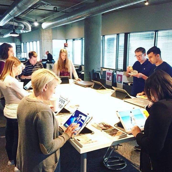 HeldandA's tweet photo. Check out those game faces @bernstein_rein 😎🙌🏼🍾#handaroadshow #portfolioshow #advertisinglife #mimosasmakethedaybetter #wheninkc https://t.co/lp4RwaEmsF