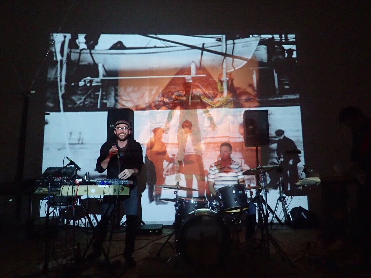 Highlight from Fridays event | An audio &amp; visual collaborative performance with David Jacob Harder and Blocktreat.
<a href="/_LivingLabs/">LivingLabs</a> <a href="/DowntownPG/">Downtown PG</a>