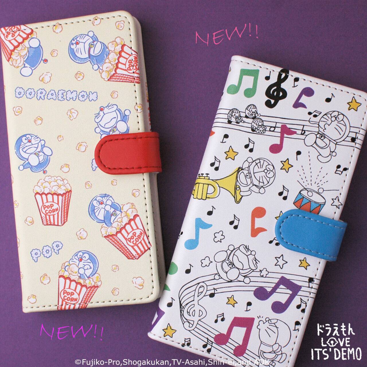Its Demo 大人かわいい ドラえもん Iphoneカバー Iphoneカバー6 6ｓ 7用 2種類 各 3 400 税抜 イッツデモ ドラえもん Love Itsdemo Iphone Iphoneカバー 手帳型カバー カードホルダー付 音符柄 ポップコーン柄 T Co Purdfut6sy