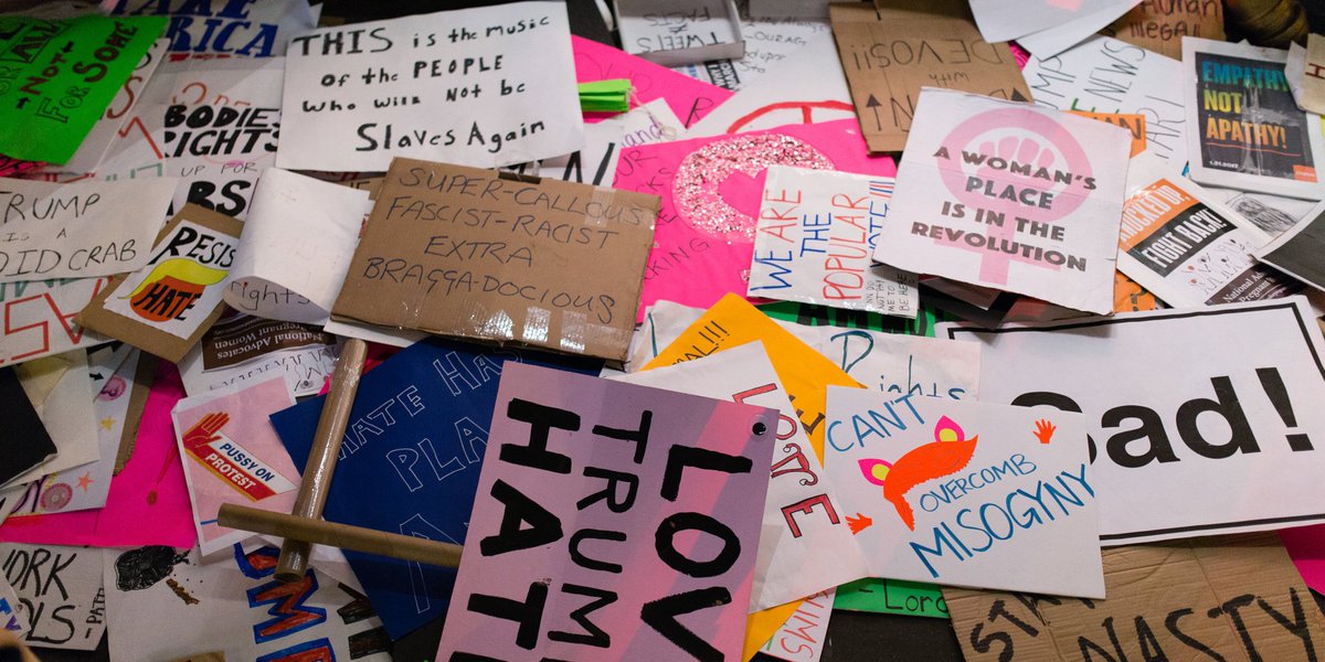 Want to donate your Women's March sign to a museum near you? Check out our breakdown of sign collecting efforts: huff.to/2jVIf6X