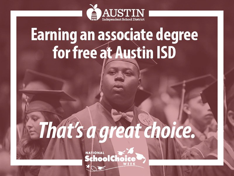 Maximizing potential every day: that's what <a href="/ReaganECHS/">Northeast ECHS</a>, <a href="/LBJJags/">LBJ Early College HS</a> and @TravisECHS are all about. What a great #choice! @schoolchoiceweek