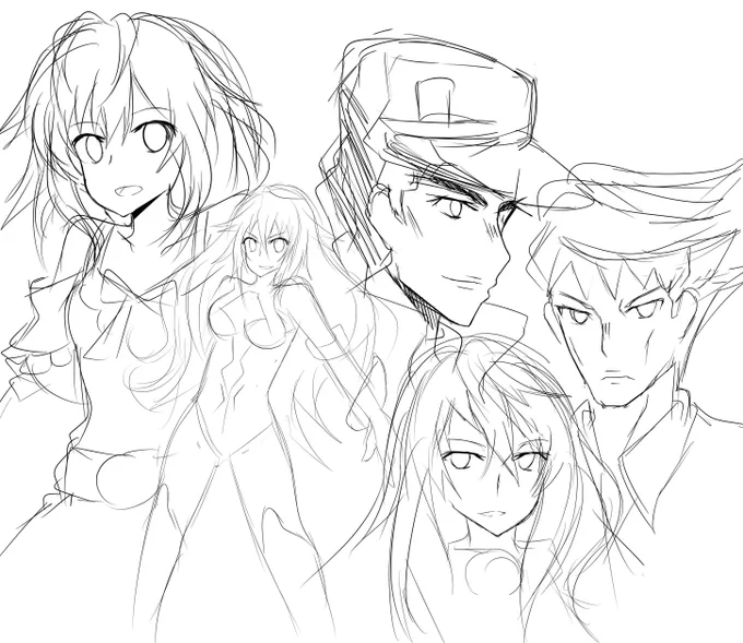 Doodle stuffs that I did in 30 minutes I think. Araki's style is so hard to get haha. 