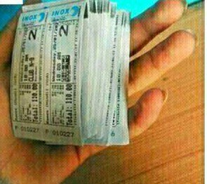 IamarmaanT's tweet photo. @iamsrk  
Have 35 ticket of #Raees# just can't wait to see uh shaa sir 😍  just few more hours left to breakdown wid voice of ur loved fan's https://t.co/r7FabcitP7