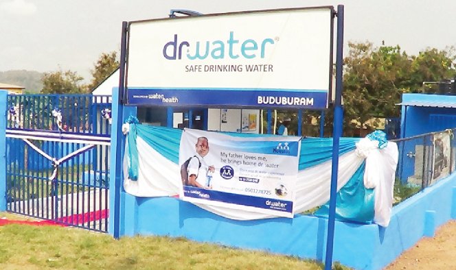 water_health's tweet photo. WaterHealth Ghana brings dr.water (safe and affordable drinking water) to Buduburam denizens. https://t.co/AhZKsL5fwR #CleanWaterForGhana https://t.co/AuxmRXVGMG