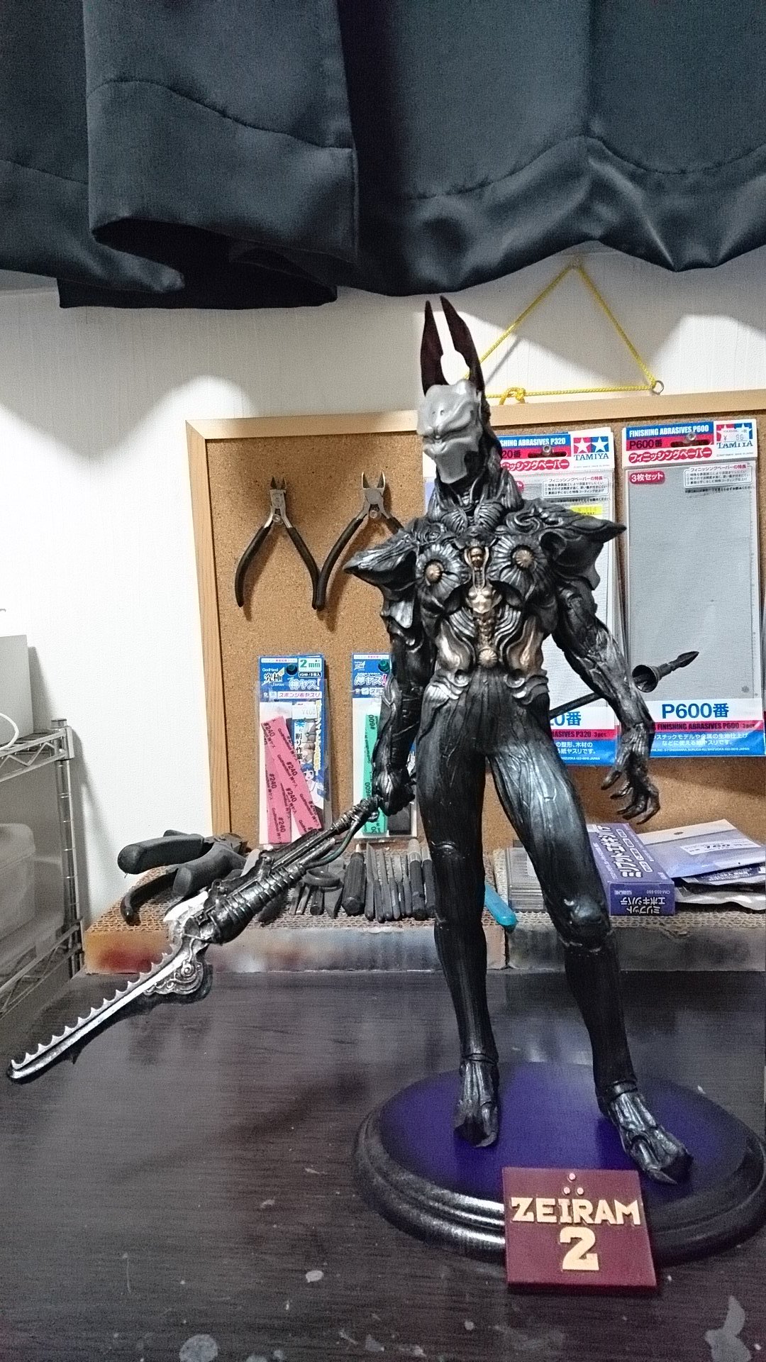 FEWTURE 1/6 ゼイラム2 ガレキ 雨宮慶太 フューチャーモデルズ 1円〜 フューチャーモデルズ ゼイラム2 ダメージ ゼイラム