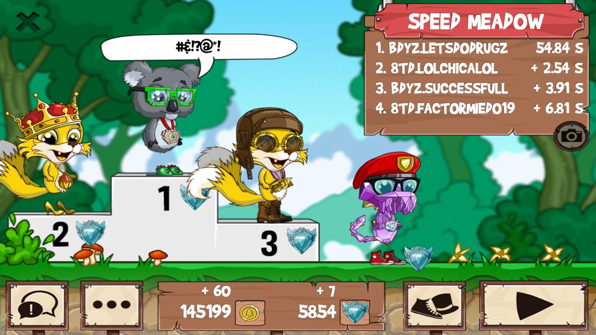 PARTYwitDrugZ's tweet image. I just beat a golden fox! #funrun2 #lolchicalol #SuccessFull #FACTORMIEDO19