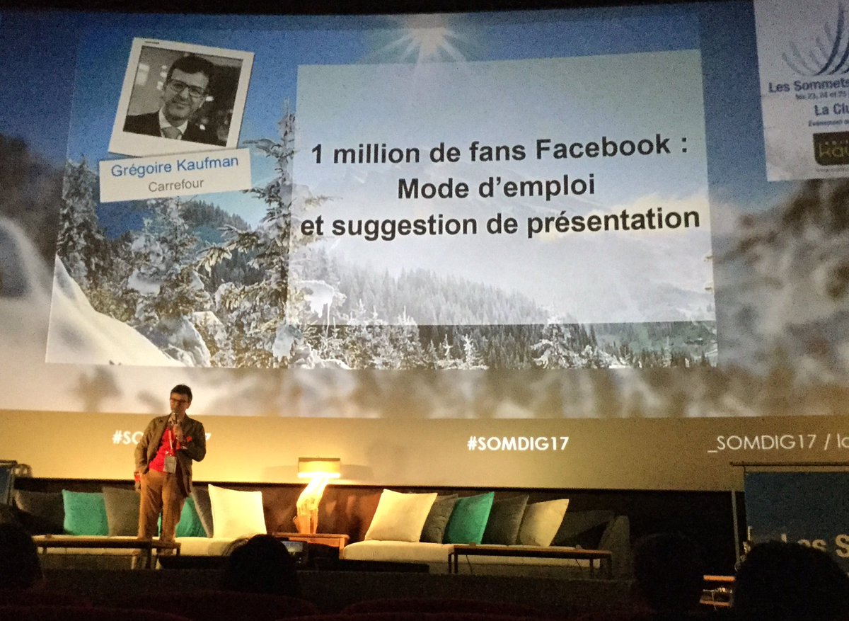 #SOMDIG17 @gregoirekaufman Carrefour Italy contre le raisonnement basé sur la moyenne: "entre homme et femme, c'est 1 sein et 1 testicule"