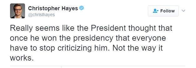 JBurtonXP's tweet photo. Maybe the past eight years somehow gave him the impression you guys were all slavish lickspittles to the White House. Honest mistake really. https://t.co/B7ZpUfOhaV