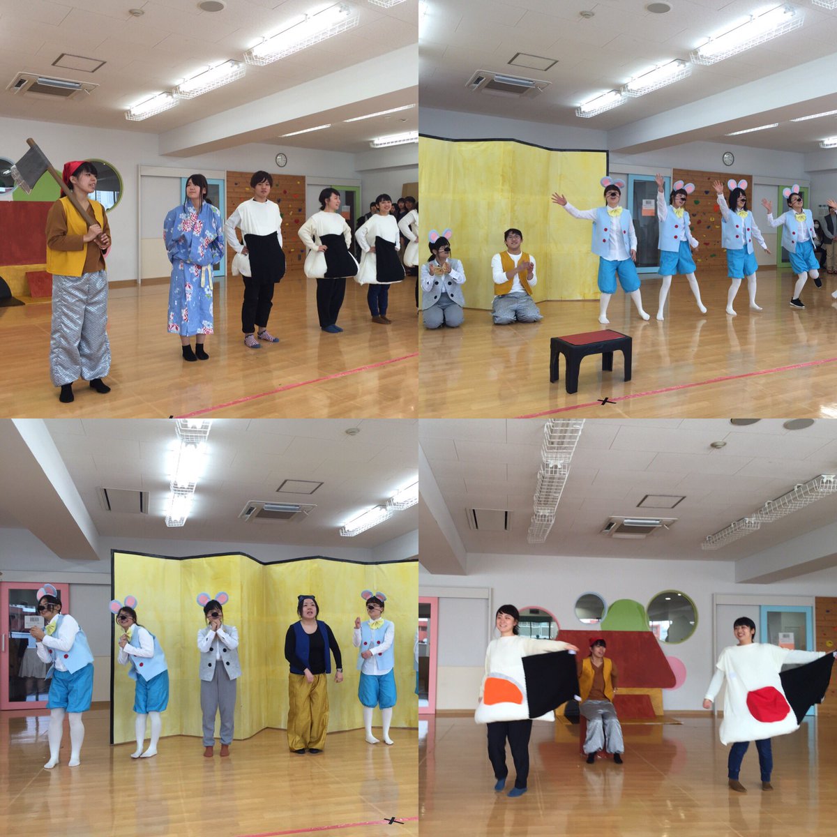 sendai_child's tweet photo. こどもコンサート練習風景!
おむすびころりんすっとんとん🍙🎵
歌と踊りがとっても楽しい!
#仙台 #こども #専門学校 #こどもコンサート #CO3C #おむすび https://t.co/X6vO8D29qF