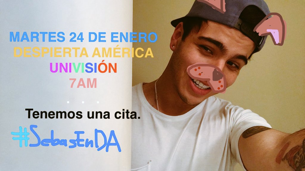 Mandy_M6's tweet photo. @villalobossebas 😍💕 #SebasEnDA lo estamos logrando #SebasEnDA https://t.co/XR1h4ppKSw