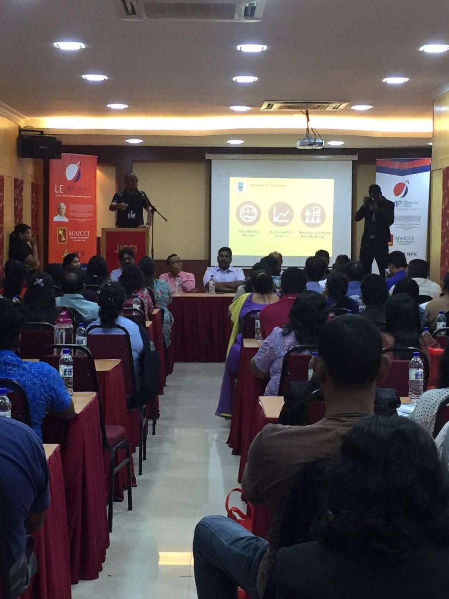 MAICCIHQ's tweet photo. 1st LEAP Entrepreneurship programme for Johor Indian Entrepreneurs by MAICCI with support of Johor Indian Chamber of Commerce and Industry https://t.co/IT1JYgvF9f