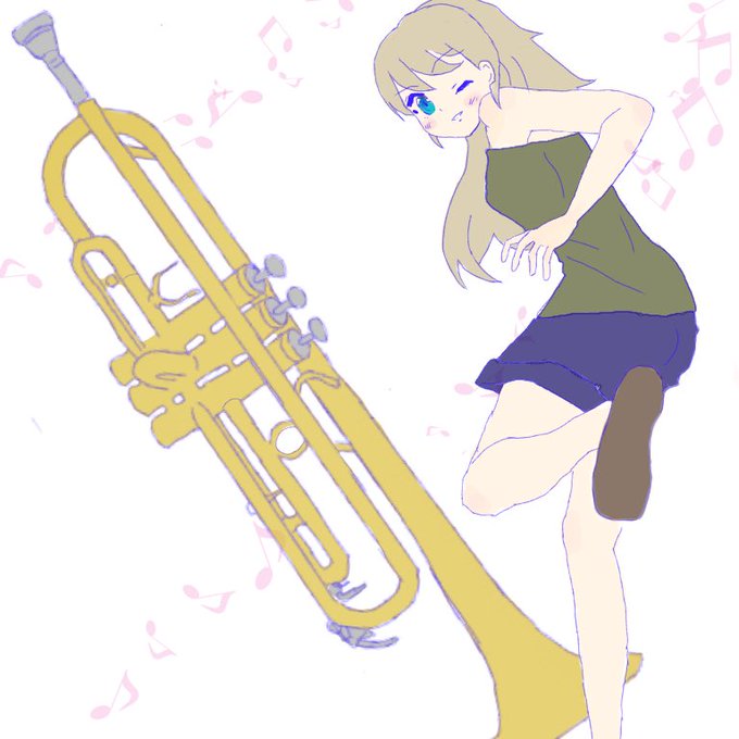 トランペットのtwitterイラスト検索結果 古い順