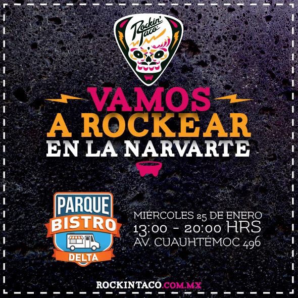 rockintacofood's tweet photo. #rockstaqueros Nos vemos el Miércoles en @ParqueBistro #rockintacofood #rockintaco https://t.co/2w2vI47feG