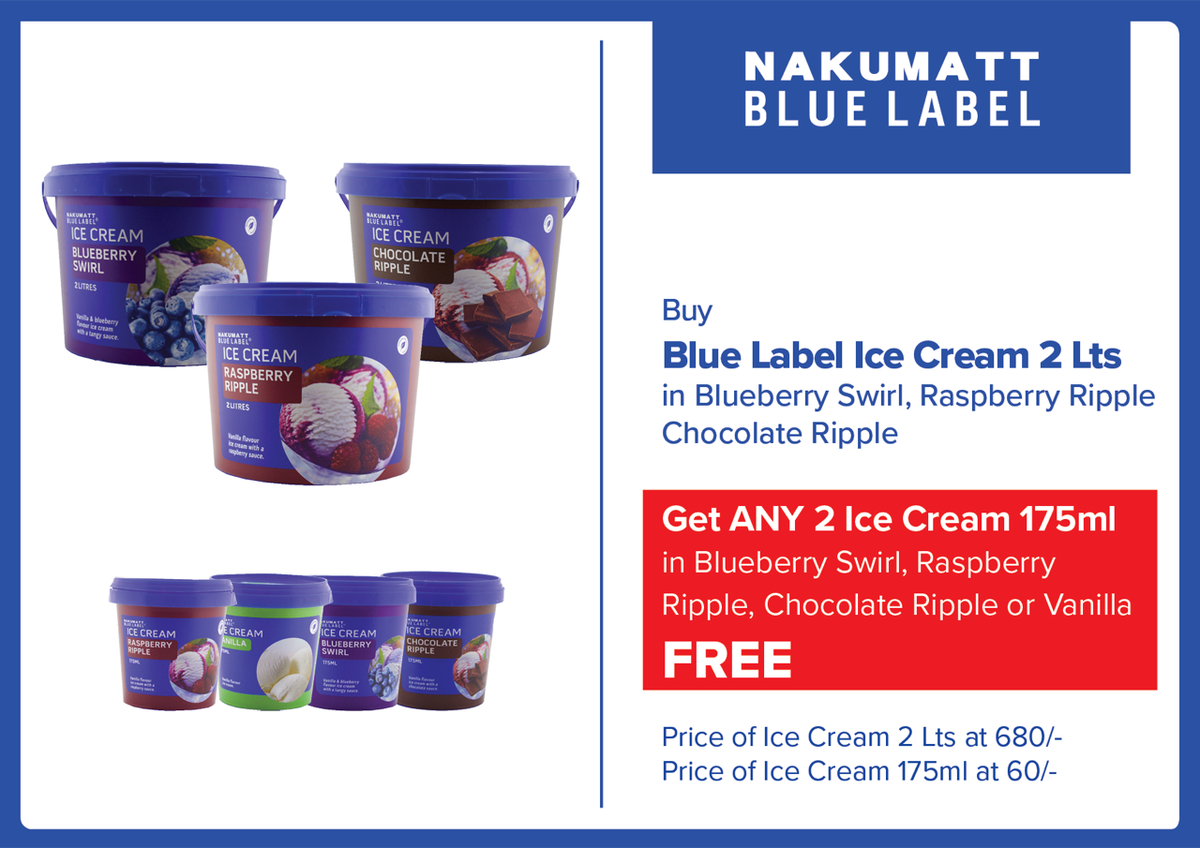 Nakumatt's tweet image. It's a movement for Blue Label products! Aside from their awesomeness, they're also offering great discounts! #NakumattBlueLabel