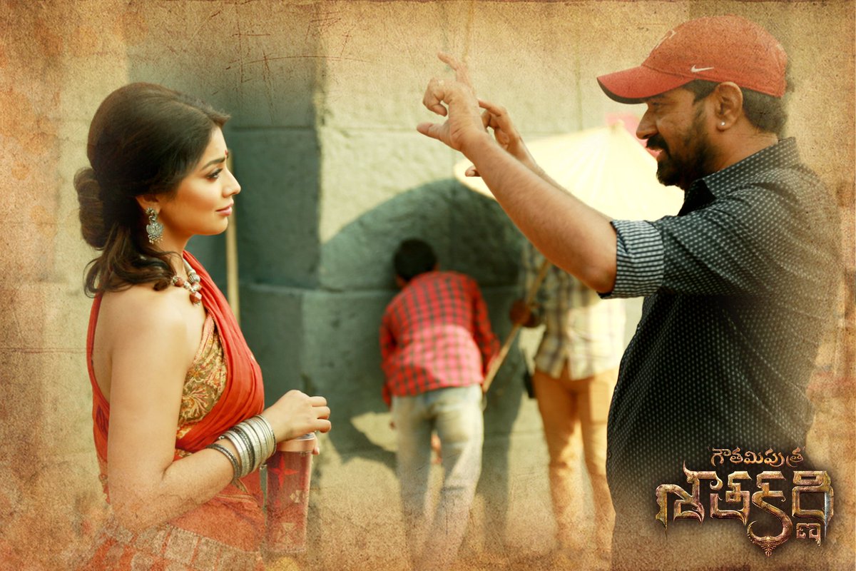 Check Out #GautamiPutraSatakarni Working Stills!!!
