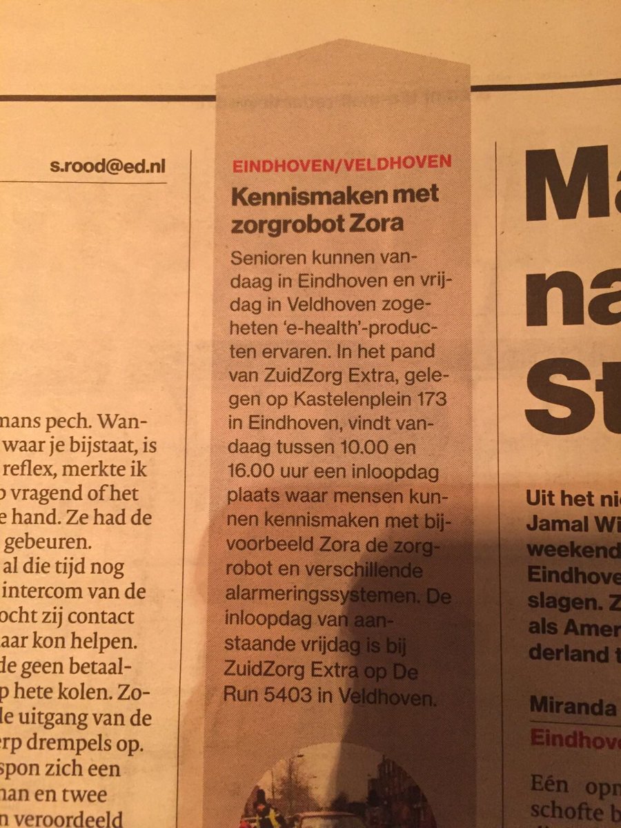 Ehealth wordt steeds belangrijker in de zorg. #zuidzorggextra