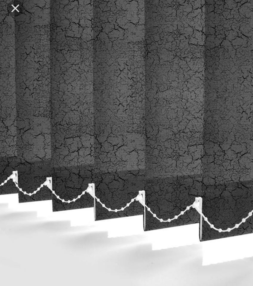 Metz Black a very popular pvc vertical blind. Ideal for kitchen &amp; bathroom window.
 #boroblinds   #blinds   #verticalblinds   #pvcblinds