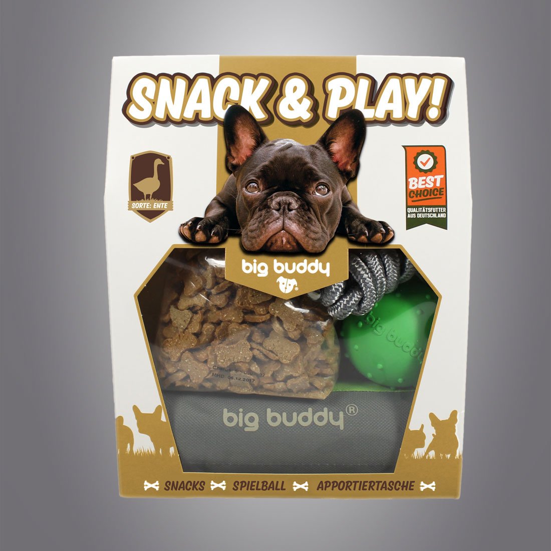 Ein echter Hit und ein tolles #Geschenk für #Hunde - unser <a href="/bigbuddy_eu/">Big Buddy</a> Snack &amp; Play Set: goo.gl/nL9xm6 #kerpers #dogspurpose
