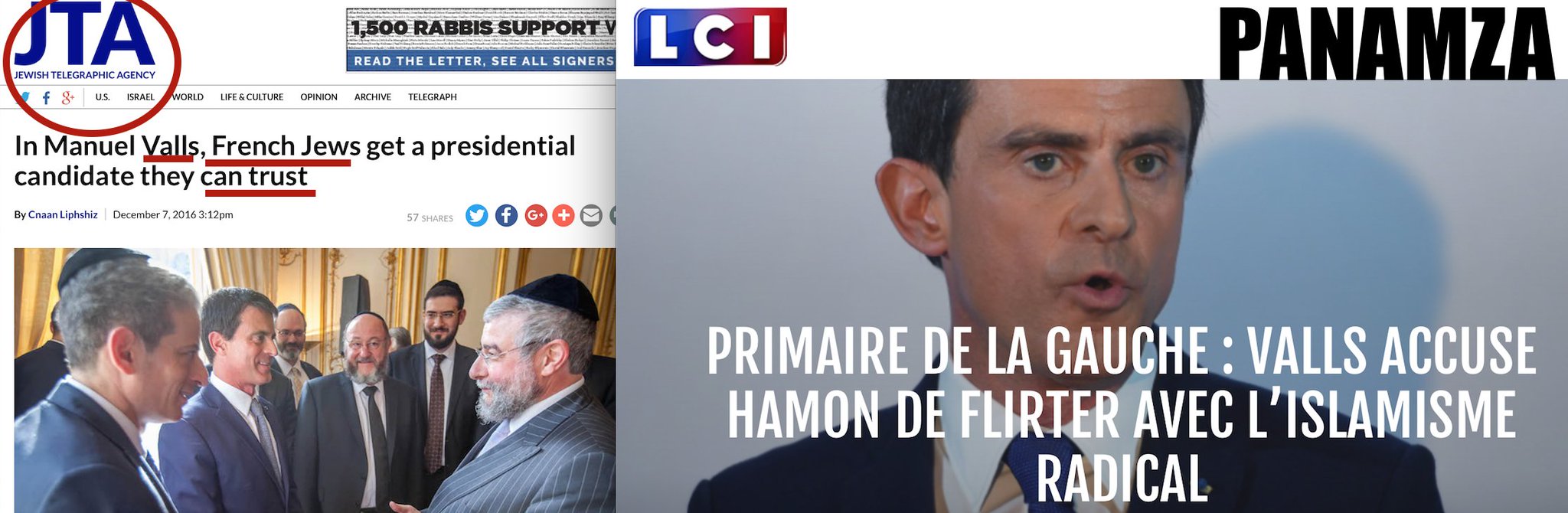 Valls, candidat de la presse juive internationale