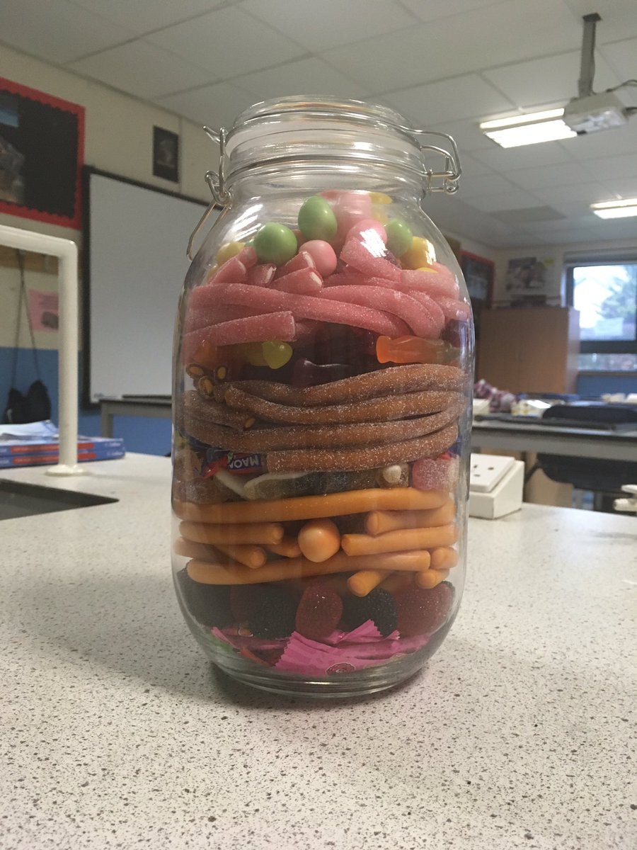 JWSCatherine's tweet photo. Fancy getting your hands on this... just guess how many sweets are inside; 20p a go! #CACharityDay https://t.co/OKQVHPPG0h