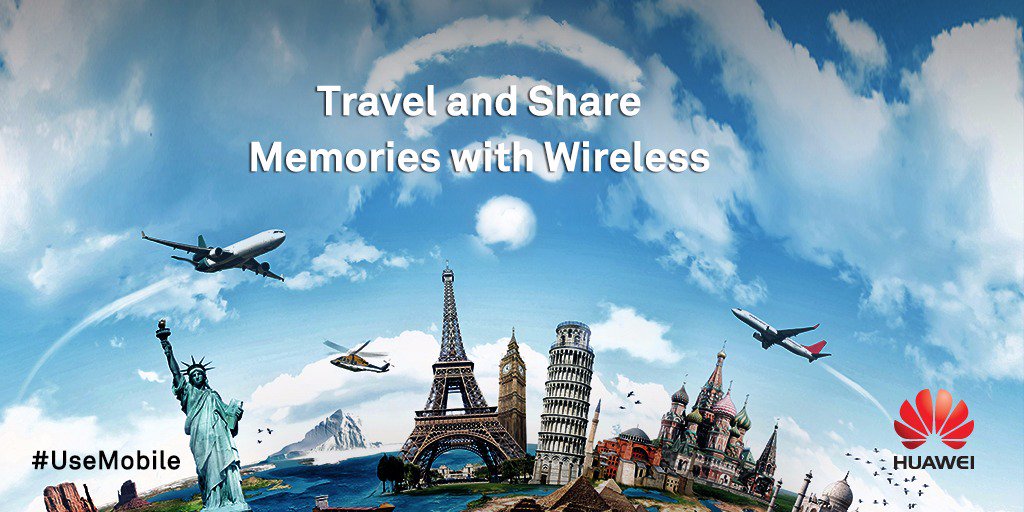 HuaweiWireless's tweet photo. #TravelTuesday Where have you been? #UseMobile to share travel memories with your loved ones. @24 @24kMedia @VegasBiLL @FacingChina https://t.co/Tf3xXYnMfL