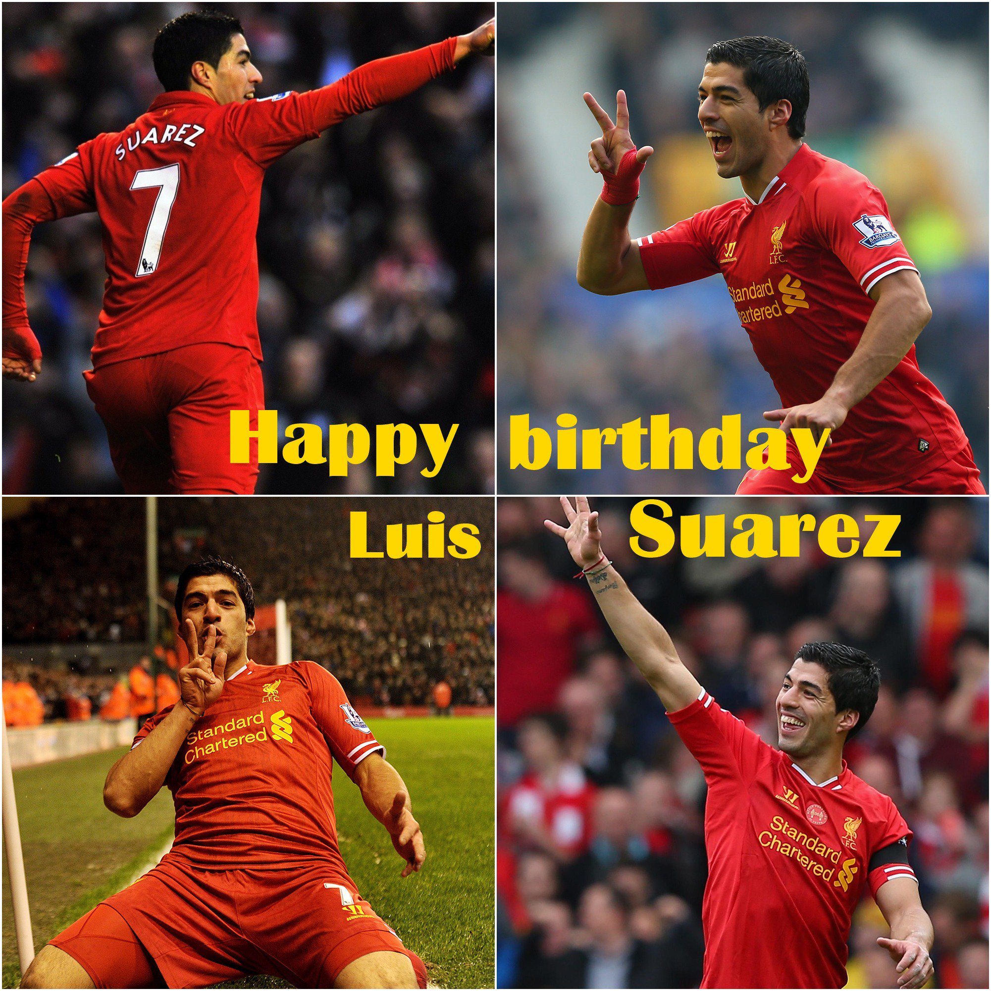 Happy birthday, one of the best strikers ever!
Luis Suarez turns 30 today!  