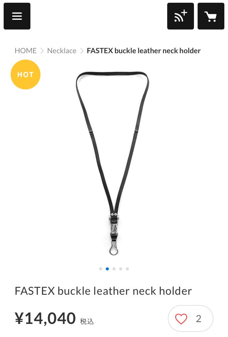 小物シリーズ行きます。 山中 拓也 着用 black triangle design 
