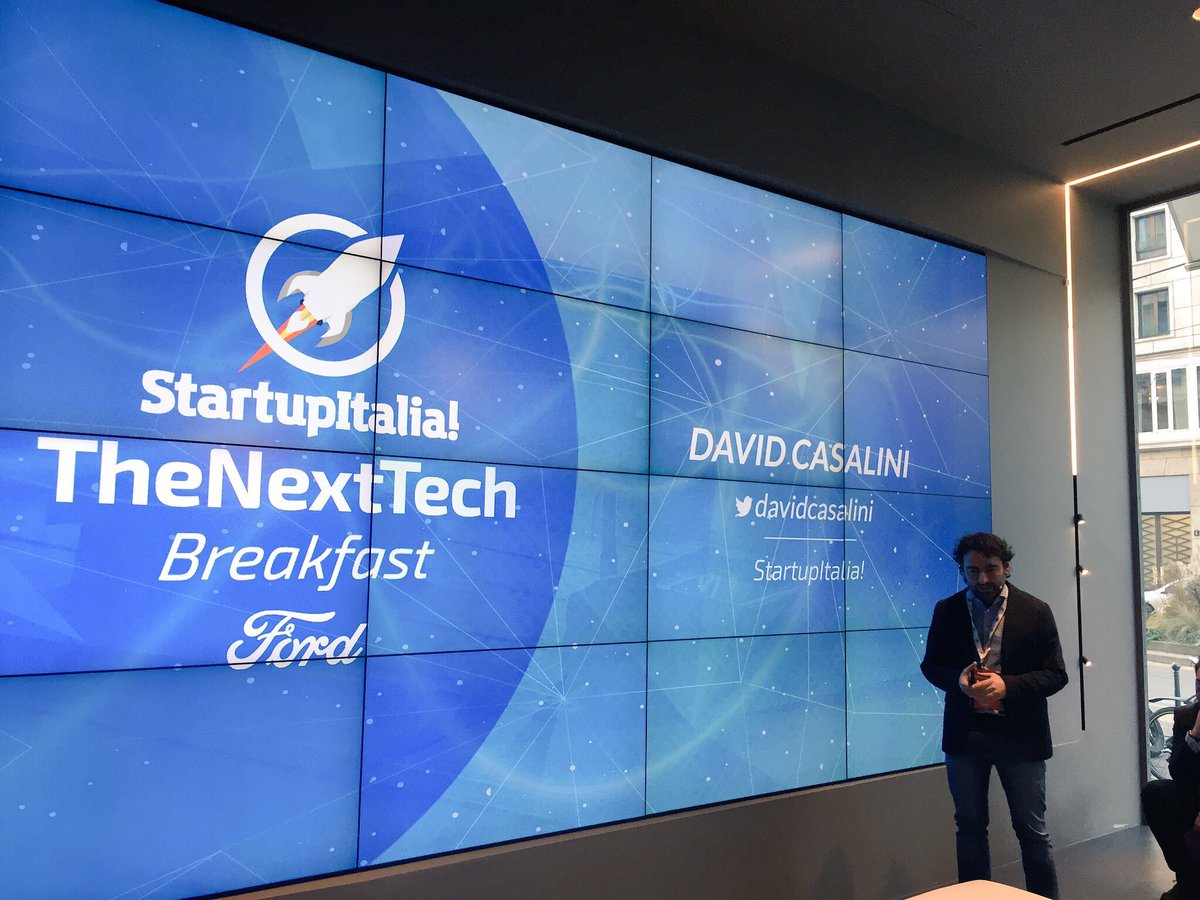 startup_italia's tweet photo. Dalla startup all'impresa: i consigli di @davidcasalini per le startup presenti alla #FordSocialHome #TheNexTech https://t.co/1WGg9OZsnN