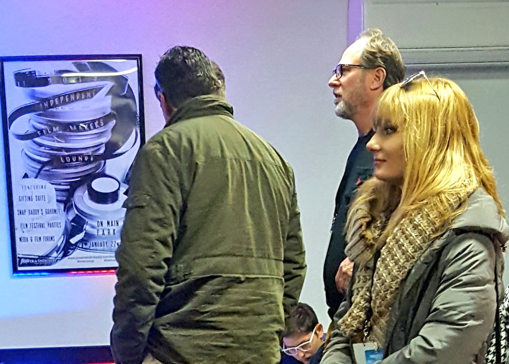JadedArtists's tweet photo. @The_Christina_R Inside the #IndieLounge premier of #InHisOwnWords by @garrettmgoodwin &amp; @danielindustry! #September11 #GroundZero #Sundance https://t.co/z9WqGl5ENf