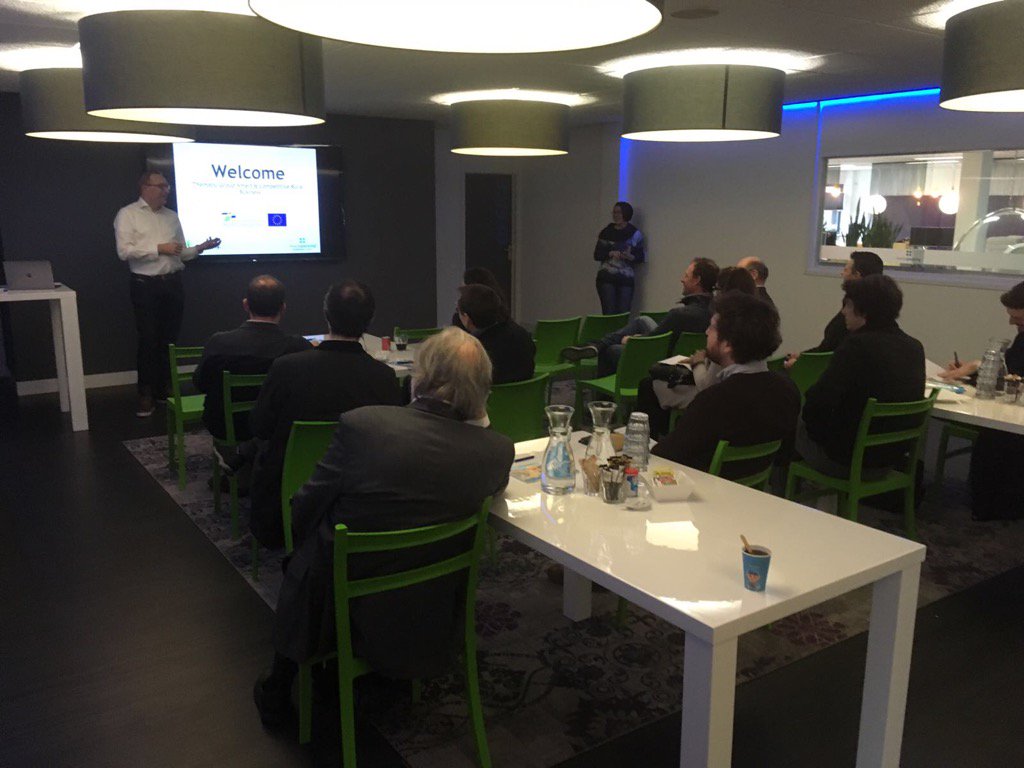 edwinvanderham's tweet image. Delegatie van EU vanuit Brussel op bezoek bij Montapacking Molenaarsgraaf @KokMarieke #innovatieindepolder