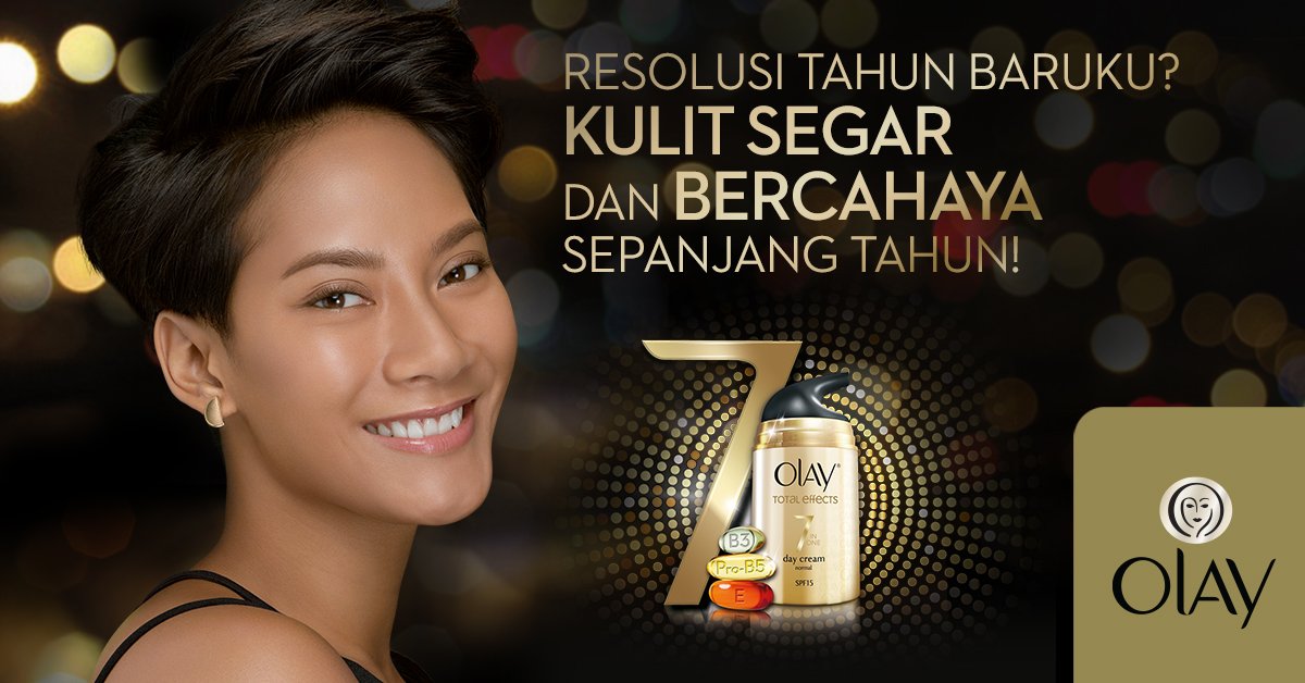 Resolusi Tahun Baru Tara Basro? Memiliki kulit segar dan bercahaya sepanjang tahun dgn #TotalEffects. Bagaimana dgn kamu? #BestBeautiful