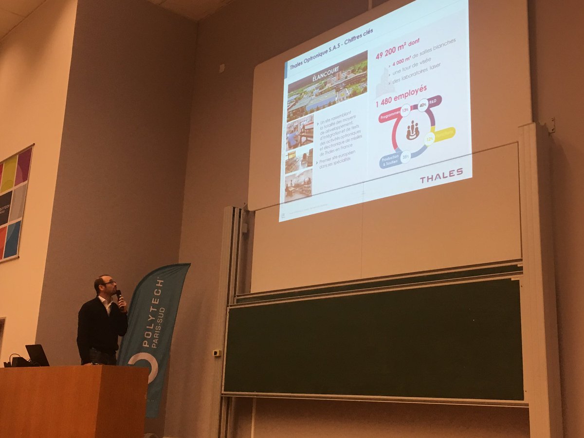 Thales Emploi On Twitter Dominique Bon Presente Les Activites Optronique De Thalesgroup Aux Etudiants De Polytech Upsud Pour La Journeeduparrain Https T Co 9rc9wvzxi8