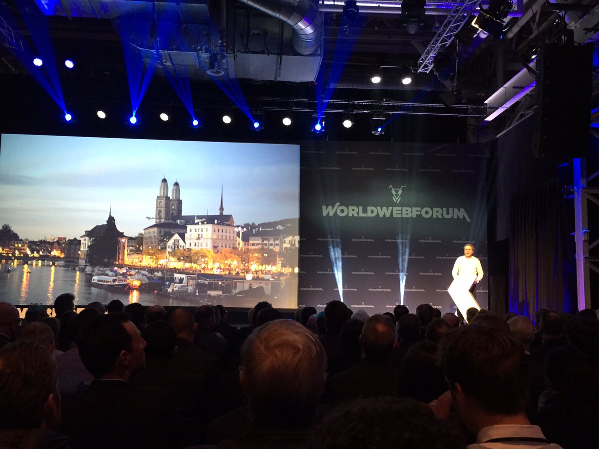 markuscitrus's tweet photo. Urs Hölzle speaking about AI and Machine Learning @worldwebforum https://t.co/lC6trTSFfm
