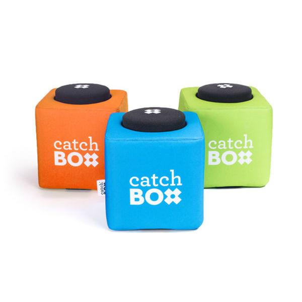 Tegeltjes wijsheid:

Een PowerPoint is als een slaappil
Een Catchbox is als Red Bull