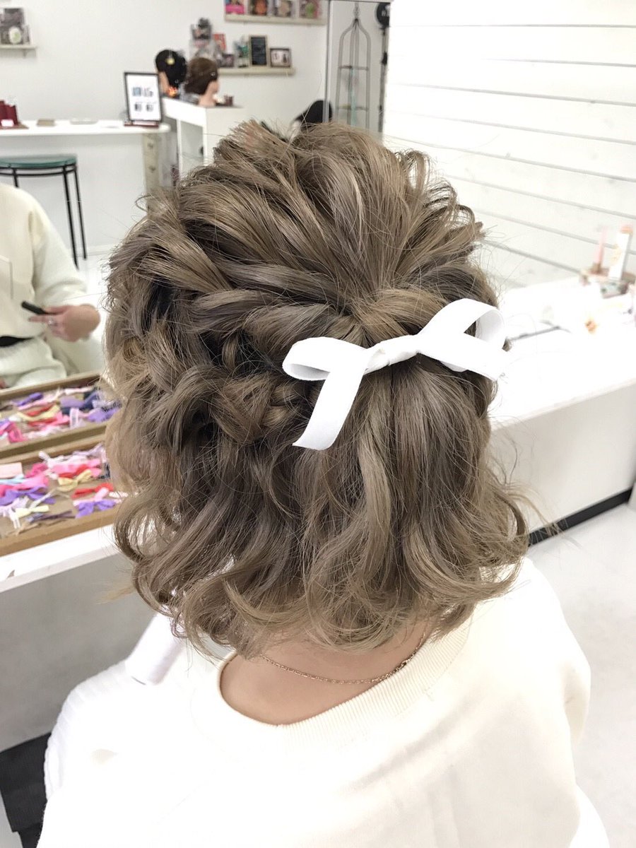 ヘアセットサロン 栄 錦 グランディール ショートヘアーの方でも ヘアセットできます お待ちしております ヘアセット ヘアアレンジ ヘアメ ショートアレンジ 名古屋 栄 錦