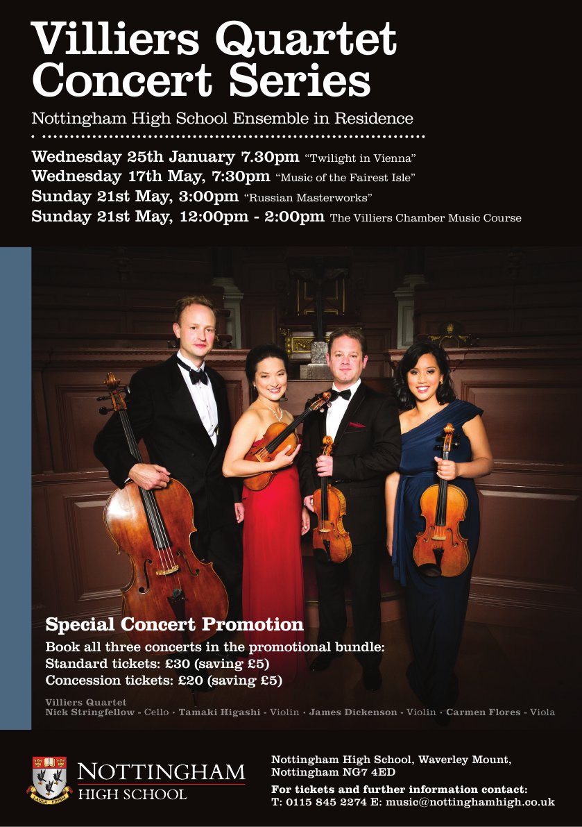 VilliersQuartet's tweet photo. VQ in town tomorrow, coming @onenottingham @InvestNott @TrentEvents @MusicNottm @rjp_rushcliffe @collabor_8 @things_to_do? #EnjoyNotts https://t.co/BaQGlYHyLI