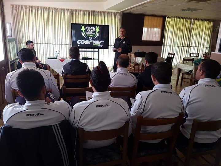 scotlandcoerver's tweet photo. COERVER GLOBAL |  Coerver Coach Education in Cyprus #skillsrevolution #everycontinent #worldsnumber1 https://t.co/Y59GQnJl4a