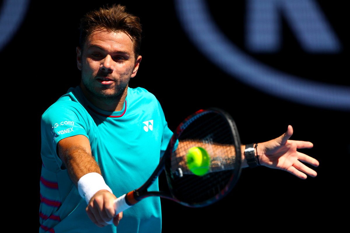 AustralianOpen's tweet photo. Our first Men's SF match-up is an all Swiss affair! 🇨🇭🇨🇭🇨🇭

Who will you be cheering on? 

#AusOpen https://t.co/havEUPNEut